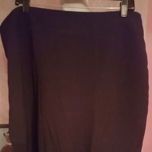 Women's size 24 Petite Black Skirt